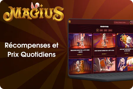 Fonctionnalités uniques et outils de gamification sur Magius Casino
