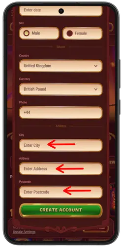 Magius Casino - Add Other Information