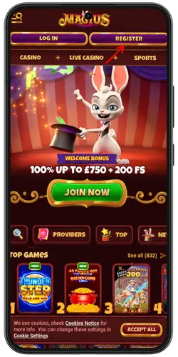 Magius Casino Select Register