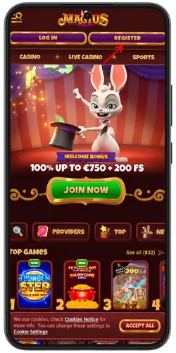 Magius Casino Sélectionnez Inscription