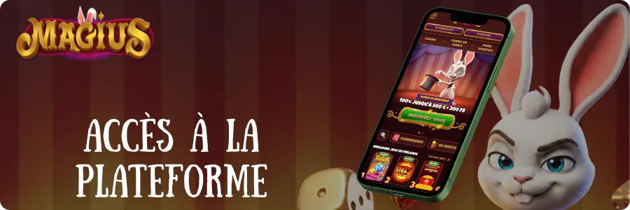 Accès à la plateforme Magius