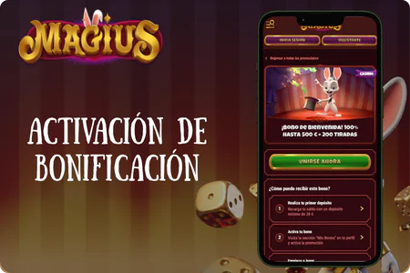 Activación de bonificación Magius