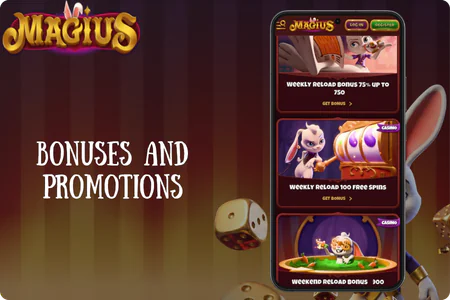 Bonuses and Promotions Magius