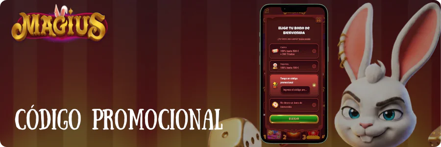 Código promocional Magius