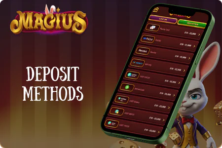 Deposit methods Magius