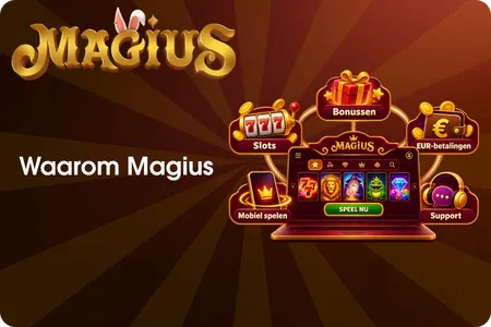 Belangrijkste voordelen van Magius Casino voor Belgische spelers.