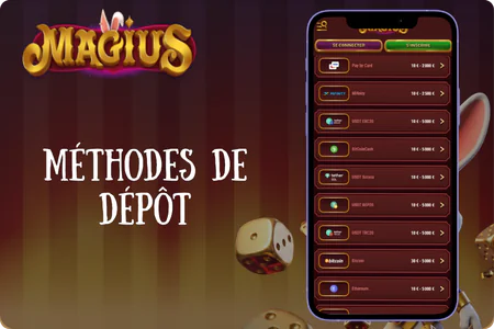 Méthodes de dépôt Magius