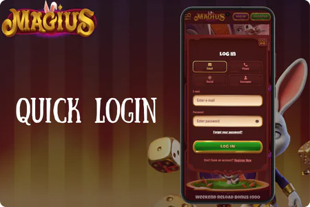Quick login Magius