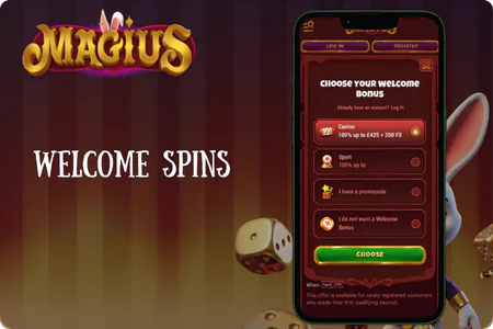 Welcome spins Magius
